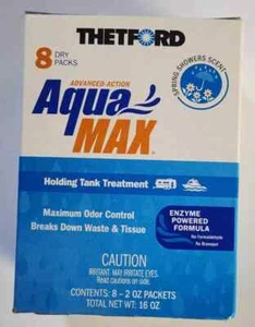Aquamax Holding Tank Treatment Boats RVs (8 Dry Packs) Spring Showers 2D3 - Picture 1 of 1