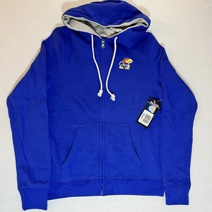 Pro Edge Kansas Jayhawks Women's Small Hoodie Blue Zip Hoodie Pockets - Picture 1 of 10