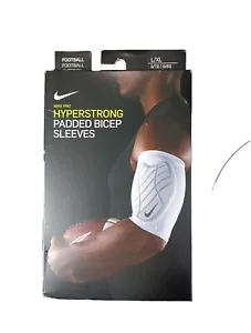Nike Pro HyperStrong Padded Bicep Sleeves Mens Size L/XL Football NEW - Picture 1 of 1