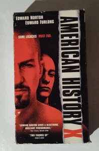 American History X (VHS Tape, 1999) Edward Norton, Edward Furlong - Picture 1 of 7