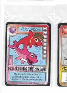 Killer Bunnies Promo Card #11 RED HERRING PINK SALMON Unplayed 2005 - Picture 1 of 2