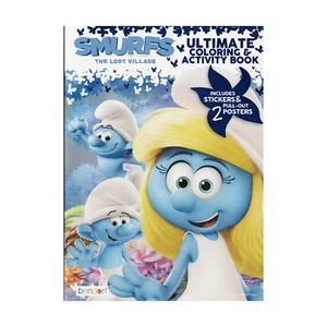 Smurfs Ultimate Coloring & Activity Book Includes Stickers and Posters! - Picture 1 of 9