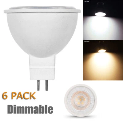 6x Dimmable LED Spotlight Bulb MR16 7W Home Decoration 36°Beam Lighting Lamp 12V - Image 1 of 4
