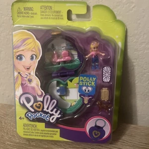 Polly Pocket 2018 Tiny World Picnic with Dog & Scooter NIP - Picture 1 of 12