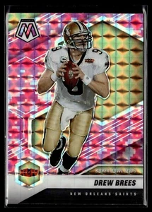 2021 Panini Mosaic Super Bowl MVPs Drew Brees #286 Camo Pink Mosaic Prizm - Bild 1 von 2