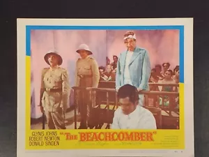 The Beachcomber carta lobby originale Glynis Johns Robert Newton 1954 - Foto 1 di 3