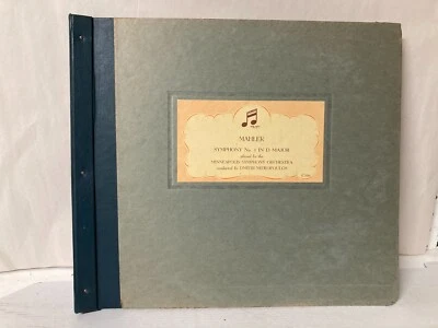 78rpm 6 record set Mahler Symphony #1 Minneapolis Symphony Orchestra Mitropoulos - Image 1 of 4