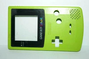 UPPER COVER SCOCCA GAME BOY COLOR ACID GREEN BUONO STATO ORIGINALE NINTENDO GD1 - Picture 1 of 1
