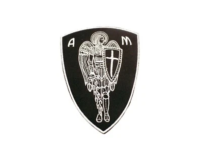 ST. MICHAEL PROTECT US Tactical Army MORALE ISAF SWAT QUALITY PATCH Wings HOOK - Image 1 of 4