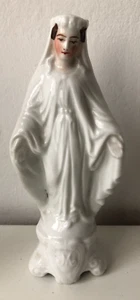Antica Madonna  in ceramica - Arte sacra -  statuina - Foto 1 di 7