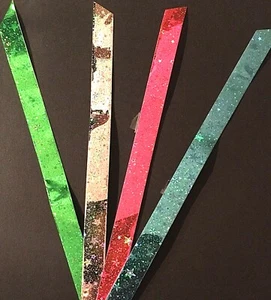 BATON TWIRLING SPARKLE BATON TAPE DECORATE BATON SHAFT LIME SILVER PINK AQUA  - Picture 1 of 5