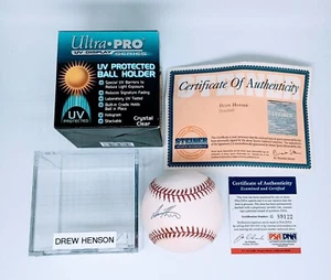 PSA COA AUTOGRAPHED Drew Henson New York Yankees MICHIGAN WOLVERINES BASEBALL RC - Picture 1 of 2