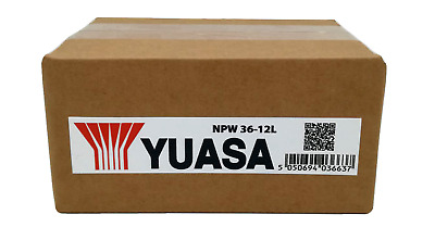 Yuasa Lead Battery Npw36-12l 12v 7.2a 36w/cell 10min Center Alarm • 24.37£