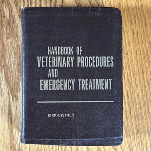 Handbook Of Veterinary Procedures And Emergency Treatment Kirk Bistner 1981 - Imagen 1 de 24