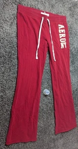 Aeropostale Jogginghose Damen L rot Stretch Aero NY Kordelzug - Bild 1 von 6