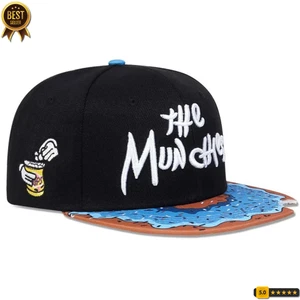Donut Munchies Moda Gorra Ajustable Béisbol Snapback Sombrero Unisex Hombres Mujeres - Imagen 1 de 12