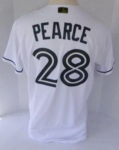 Camiseta deportiva gris 2017 Toronto Blue Jays Steve Pearce #28 emitida por el juego Memorial Day 689 - Imagen 1 de 7