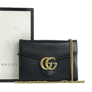 Gucci Marmont Chain Shoulder Bag Wallet Tote 0412b - Picture 1 of 13