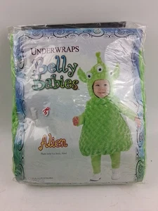 Belly Babies Plush Green Space Alien Costume Child's XL 4-6 - Picture 1 of 4
