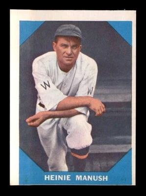Fleer #18 1960 Heinie Manush EX/EX+ X3463969 Foto 1 de 3