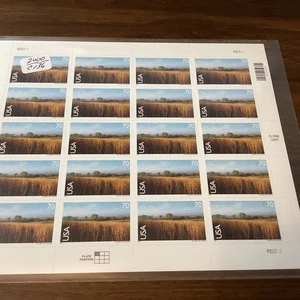 Scott #C136 Nine Mile Prairie Sheet Of 20 70¢ Airmail Stamps-MNH-2000-US - Picture 1 of 1