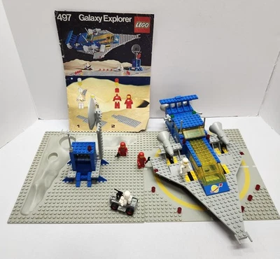 VTG LEGO 497 Galaxy Explorer Classic Space Complete With Instructions *read* - Image 1 of 4