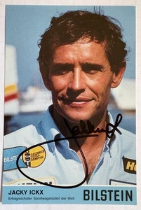 Jacky Ickx signiert Formel F1 Karte original Unterschrift Autogramm Signed - Picture 1 of 1