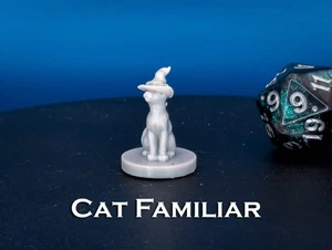 Cat Familiar Miniature for D&D, Dungeons and Dragons, Pathfinder, DND - Picture 1 of 10