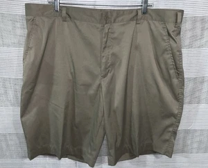 Nike Golf Size 40 Tan Dri-Fit Flat Front Men's Golf ⛳ Shorts - Picture 1 of 4