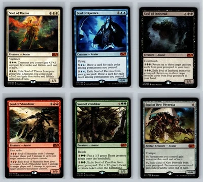 Soul Theros Ravnica Innistrad Shandalar Zendikar Magic the Gathering SET 6 MTG - Image 1 of 2