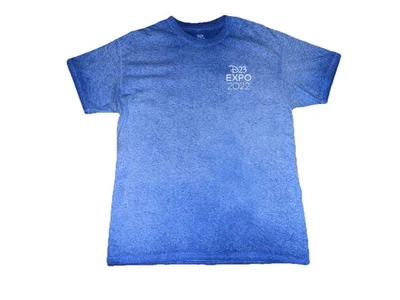 Camiseta D23 Expo 2022 Disney100 Mickey Mouse Azul Adulto Grande Foto 1 de 4