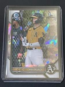 Max Muncy 2022 Bowman Chrome 1° rifrattore Bowman atomico #BCP-89 atletica leggera - Foto 1 di 2