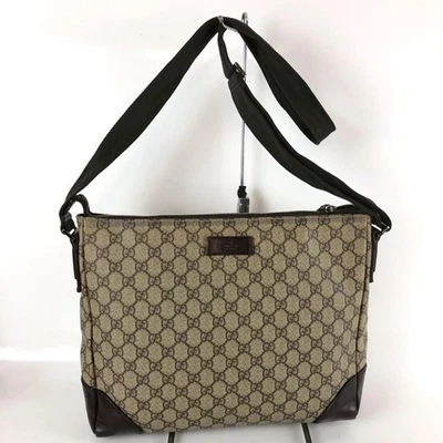 Bolso de hombro Gucci GG Supreme Messenger con suciedad ennegrecimiento y arañazos - Imagen 1 de 4