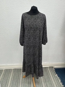 Vestido TU Talla 22 Midi Calzoncillo Pradera Manga 3/4 Lunares Talla Grande - Imagen 1 de 11