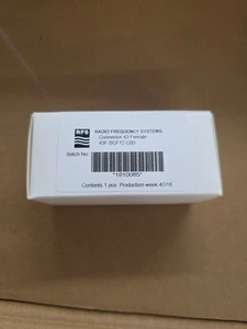 Sistemas de radiofrecuencia RFS 43F-SCF12-C03, conector 43 hembra, 15560387 - Imagen 1 de 9