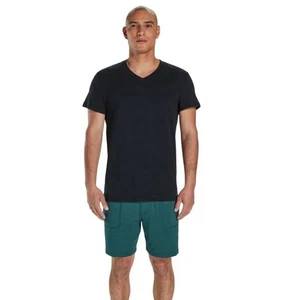 Pair of Thieves Men's Supersoft Classic Short Sleeve V-Neck Tee Black Large $13 - Picture 1 of 6