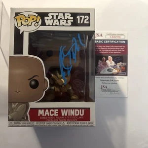 SAMUEL L. JACKSON SIGNED STAR WARS MACE WINDU FUNKO POP JSA COA AUTOGRAPH COACH - Picture 1 of 2