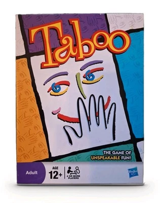 Taboo Board Game, The Game of Unspeakable Fun, Hasbro, Excellent Condition  - Image 1 of 4