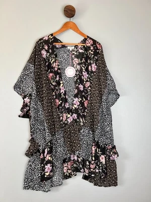 Umgee Floral Patchwork Duster Kimono S/M NWT - Image 1 of 4