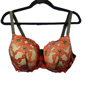 Reggiseno Curve Muse 38DD Pizzo Ferretto Imbottito Cinghie Regolabili Sexy Elegante - Foto 1 di 9