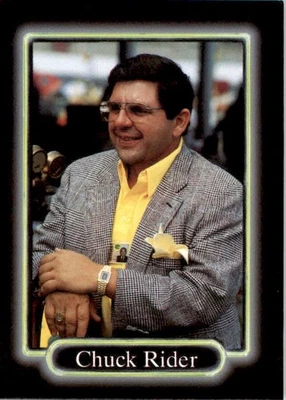 Chuck Rider - 1990 Maxx - #121 - Racing - Image 1 of 2