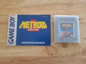 Nintendo Gameboy METROID II RETORNO DE SAMUS Y Folleto Manual PROBADO FUNCIONA - Imagen 1 de 7