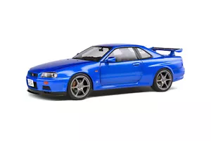 1:18 Solido Nissan Skyline GT-R (R34) – Bayside Blue – 1999 - Picture 1 of 6