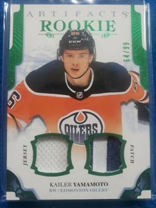 2018-19 UD ARTIFACTS JERSEY PATCH KAILER YAMAMOTO RC /99 - Picture 1 of 2
