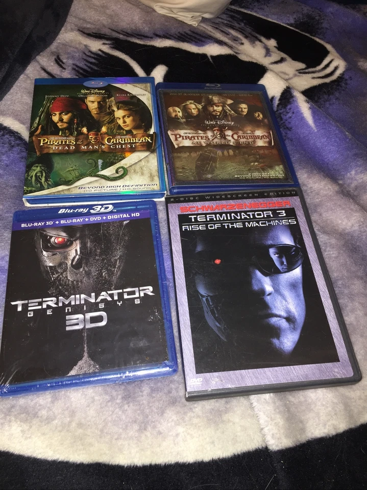 Pirates of The Caribbean 2,3 & Terminator Genisys Blu-ray Terminator 3 DVD - Image 1 of 2