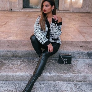Las mejores ofertas en Pantalones Ajustados Zara imitación de cuero para  mujeres | eBay