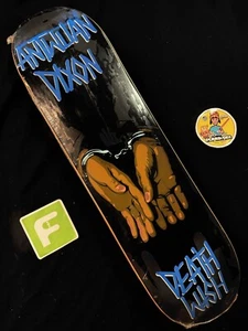 SUPER RARE Antwuan Dixon Cuffs Deathwish Skateboard Deck Pro Model In Shrink - Picture 1 of 8