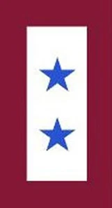 Two Blue Stars Service X-Large Magnet - Picture 1 of 2