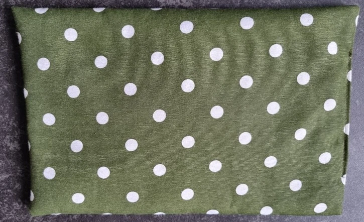 MEDICAL & CARE Bouillotte Micro Onde Graine de Lin & Lavande BIO- VERT POIS MADE IN FRANCE