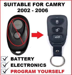 Remote control fob Suitable for Toyota Camry ACV36 ATEVA SPORTIVA 2002 - 2006 - Picture 1 of 5